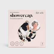 Recycled Polyester Luxe Shower Cap - Leopard