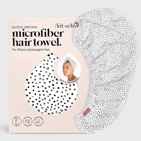 Microfiber Hair Towel - Micro Dot