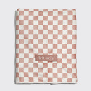 XL Quick-Dry Hair Towel Wrap - Checker