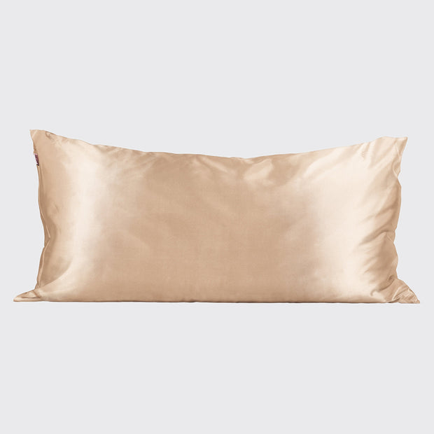 Satin King Pillowcase - Champagne