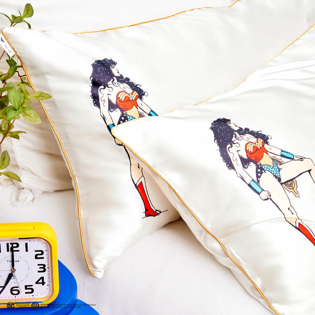 Wonder Woman x Kitsch King Pillowcase - Believe in Wonder