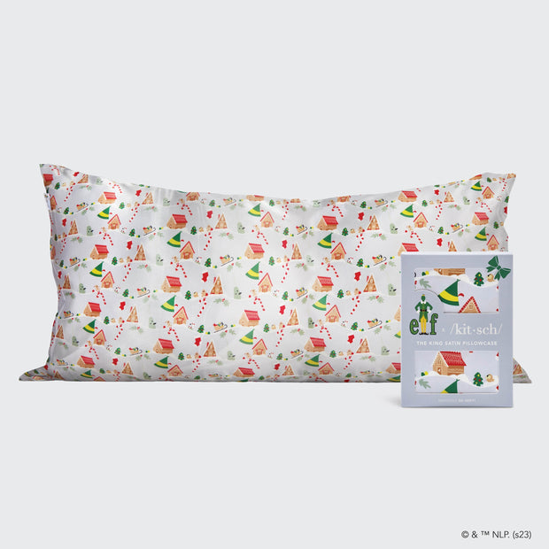 elf x Kitsch King Satin Pillowcase