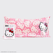 Hello Kitty x Kitsch Pillowcase King - Pink Hello Kitty Faces