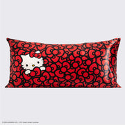 Hello Kitty x Kitsch Pillowcase King - Hello Kitty Bathes in a Sea of Bows