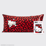 Hello Kitty x Kitsch Pillowcase King - Hello Kitty Bathes in a Sea of Bows