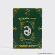 Harry Potter x Kitsch Satin-Wrapped Hair Towel - Slytherin