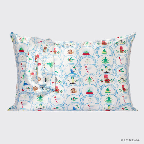 elf x Kitsch Satin Pillowcase Standard - North Pole