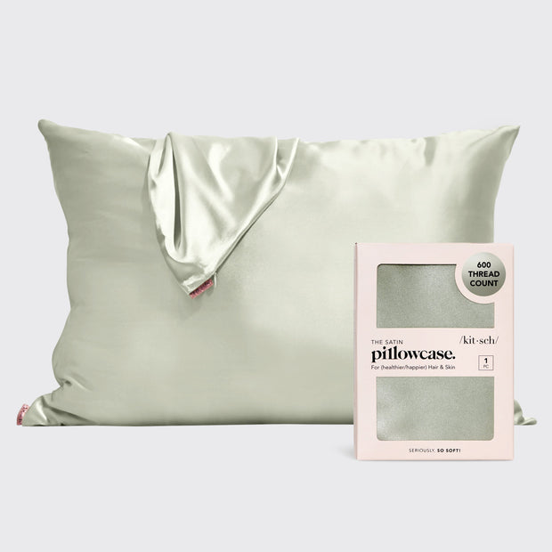 Satin Pillowcase - Sage