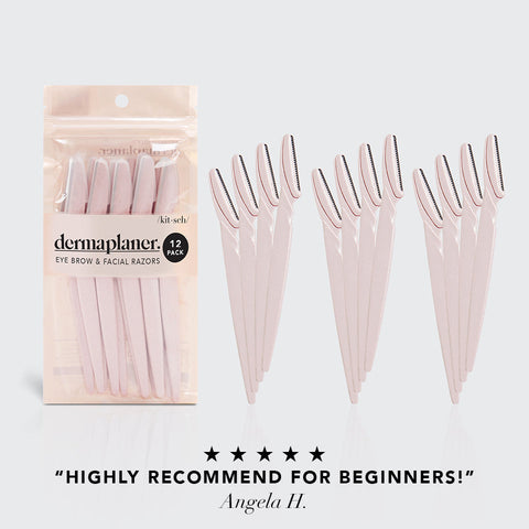 Dermaplaning Tool 12pk - Blush