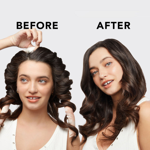 Satin Heatless Curling Set + Leave-In Conditioner Combo